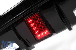 Kit Carrosserie Aero pour Tesla Model 3 2023+ Lèvre Pare-chocs Diffuseur d'air Noir-image-6110825