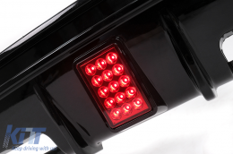 Kit Carrosserie Aero pour Tesla Model 3 2023+ Lèvre Pare-chocs Diffuseur d'air Noir-image-6110826