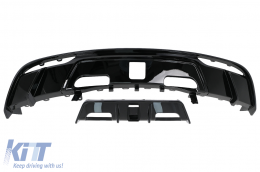 Kit Carrosserie Aero pour Tesla Model 3 2023+ Lèvre Pare-chocs Diffuseur d'air Noir-image-6110829