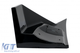 Kit Carrosserie Aero pour Tesla Model 3 2023+ Lèvre Pare-chocs Diffuseur d'air Noir-image-6110833