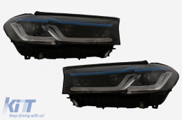 Kit Carrosserie Capot pour BMW Série 5 F10 10-17 Conversion G30 LCI Design Ailes-image-6109106