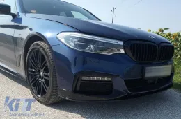 Kit carrosserie et diffuseur M Performance Design Design Design Design avec embouts d'échappement chromés M5 adaptés pour BMW Série 5 G30 2017-2020-image-6148314