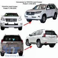 Kit Carrosserie Facelift for TOYOTA Land Cruiser Prado FJ150 Retrofit 10+ à 18+-image-6042501
