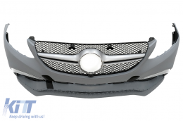 Kit carrosserie Grille Pare-chocs pour Mercedes GLE Coupé C292 2015-2019 Embouts de silencieux-image-6006232