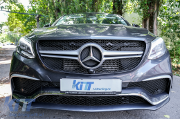 Kit carrosserie Grille Pare-chocs pour Mercedes GLE Coupé C292 2015-2019 Embouts de silencieux-image-6068576