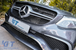 Kit carrosserie Grille Pare-chocs pour Mercedes GLE Coupé C292 2015-2019 Embouts de silencieux-image-6068578