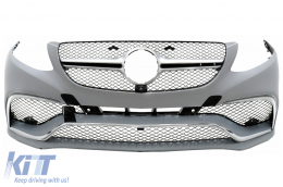 Kit carrosserie Grille Pare-chocs pour Mercedes GLE Coupé C292 2015-2019 Embouts de silencieux-image-6076928