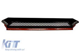 Kit carrosserie Pare-chocs Bullbar Spoiler Lip LED DRL pour Mercedes G W463 89-17-image-6043725