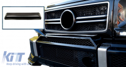 Kit carrosserie Pare-chocs Bullbar Spoiler Lip LED DRL pour Mercedes G W463 89-17-image-6043730