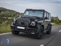 Kit carrosserie pare-chocs Calandre Passages Roue pour Mercedes G W463 2018+-image-6077269