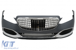 Kit carrosserie pare-chocs Calandre pour Mercedes Classe E W212 Facelift 2013-2016 Embouts d'échappement-image-6097605