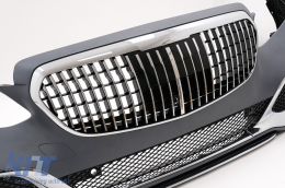 Kit carrosserie pare-chocs Calandre pour Mercedes Classe E W212 Facelift 2013-2016 Embouts d'échappement-image-6097606