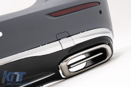 Kit carrosserie pare-chocs Calandre pour Mercedes Classe E W212 Facelift 2013-2016 Embouts d'échappement-image-6097616