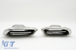 Kit carrosserie pare-chocs Calandre pour Mercedes Classe E W212 Facelift 2013-2016 Embouts d'échappement-image-6097620