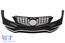 Kit carrosserie Pare-chocs pour Mercedes C W204 2007-2015 Conversion en W205 C63 Design-image-6103439