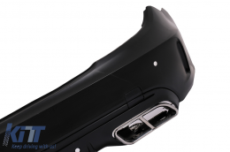 Kit carrosserie Pare-chocs pour Mercedes C W204 2007-2015 Conversion en W205 C63 Design-image-6103443