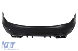 Kit carrosserie Pare-chocs pour Mercedes C W204 2007-2015 Conversion en W205 C63 Design-image-6103444