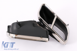 Kit carrosserie Pare-chocs pour Mercedes C W204 2007-2015 Conversion en W205 C63 Design-image-6103448
