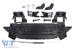 Kit Carrosserie pour AUDI A6 C7 4G Berline 11-2017 Conversion au design 2018 Pare-chocs Lumières-image-6105108