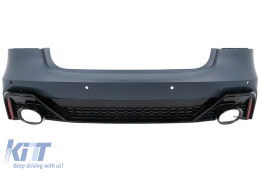 Kit Carrosserie pour Audi A7 4K8 18-21 Pare-chocs RS Look Grille d'échappement-image-6112961