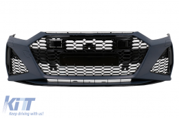 Kit Carrosserie pour Audi A7 4K8 2018+ Pare-chocs Wide RS Design Ailes Avant Grille-image-6104764