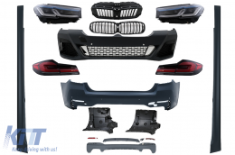 Kit carrosserie pour BMW 5 G30 17-19 M-Tech Look Conversion vers G30 LCI 2020 Look-image-6097114