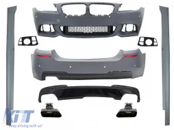 image-25-Kit Carrosserie pour BMW F10 Série 5 14+ Pare-Chocs Facelift LCI M-Technik 550i Look