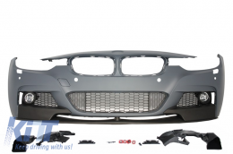 Kit carrosserie pour BMW F30 11+ Pare-chocs Brouillard Jupes M-Performance Look--image-45380