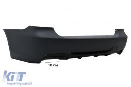 Kit carrosserie pour BMW Série 3 E90 LCI Limousine 2008-2011 M-Technik Design Pare-chocs Jupes latérales-image-6098390