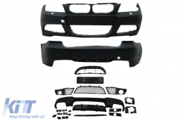 Kit carrosserie pour BMW Série 3 E90 LCI Limousine 2008-2011 M-Technik Design Pare-chocs Jupes latérales-image-6098396