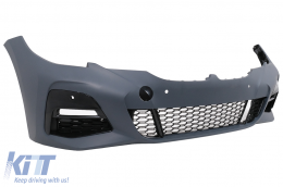 Kit Carrosserie pour BMW Série 3 G20 18-2020 Pare-chocs sans Distronic Diffuseur-image-6111576