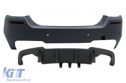Kit carrosserie pour BMW Série 5 F10 2011-2014 M-Technik Design Pare-chocs jupes latérales PDC-image-6098406