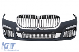 Kit carrosserie pour BMW Série 7 F01 2008-2015 Conversion au design G12 restylé-image-6102653