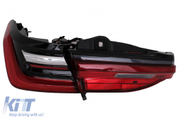 Kit carrosserie pour BMW Série 7 F01 2008-2015 Conversion au design G12 restylé-image-6102665