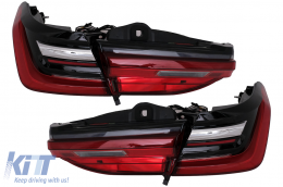 Kit carrosserie pour BMW Série 7 F01 2008-2015 Conversion au design G12 restylé-image-6102666