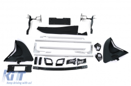 Kit carrosserie pour BMW Série 7 F01 2008-2015 Conversion au design G12 restylé-image-6102683