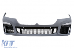 Kit carrosserie pour BMW Série 7 G12 LCI 2019-2022 M Technik Design Jupes latérales Pare-chocs-image-6106212