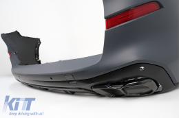 Kit carrosserie pour BMW X5 G05 LCI 2023+ X5M Design Pare-chocs Passages Embouts-image-6110674