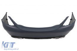 Kit Carrosserie pour Mercedes C W205 Berline 14-18 Jupes Latérales Pare-chocs Embouts d'échappement-image-6016238