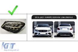 Kit Carrosserie pour Mercedes C W205 Conversion W206 C63 Look Pare-chocs Calandre-image-6106379