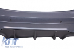 Kit Carrosserie pour Mercedes Classe C W204 07-14 Facelift C63 Look Phares LED DRL-image-5995100