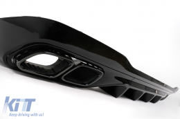 Kit Carrosserie pour Mercedes Classe C W206 S206 Sport Line 2021+ Calandre Pare-chocs C63 style-image-6111465