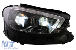 Kit carrosserie pour Mercedes Classe E W212 09-12 Conversion en W213 E63 Look Pare-chocs-image-6106790