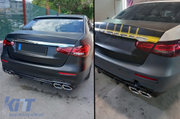 Kit carrosserie pour Mercedes Classe E W212 09-12 Conversion en W213 E63 Look Pare-chocs-image-6112915