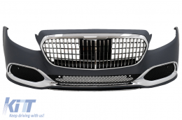 Kit carrosserie pour Mercedes Classe E W213 2016-2019 Grille Pare-chocs Embouts-image-6097625