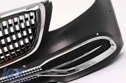 Kit carrosserie pour Mercedes Classe S W221 05-13 Conversion au design 2018 W222 Pare-chocs-image-6103336