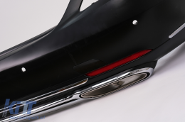 Kit carrosserie pour Mercedes Classe S W221 05-13 Conversion au design 2018 W222 Pare-chocs-image-6103343
