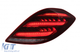 Kit carrosserie pour Mercedes Classe S W221 05-13 Conversion au design 2018 W222 Pare-chocs-image-6103346