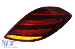 Kit carrosserie pour Mercedes Classe S W221 05-13 Conversion au design 2018 W222 Pare-chocs-image-6103348