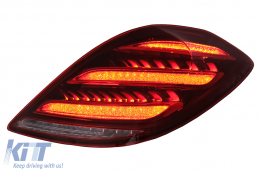 Kit carrosserie pour Mercedes Classe S W221 05-13 Conversion au design 2018 W222 Pare-chocs-image-6103349